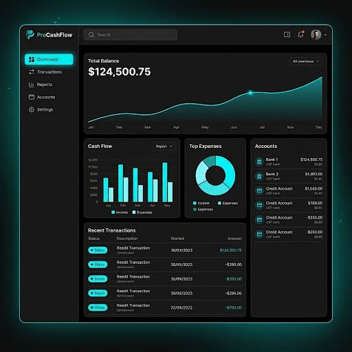 ProCashFlow mockup